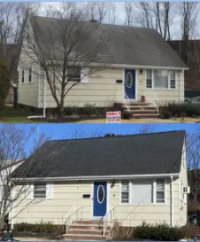 Before & After: Complete Roofing Service - Edison