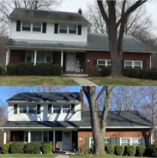 Before & After: Roof Replacement Project - Milltown