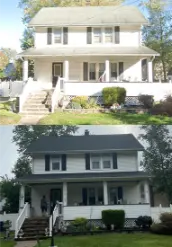 Before & After: Roof Replacement - Valmere Avenue, Piscataway