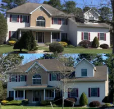 Before & After: Roof Replacement - Monroe