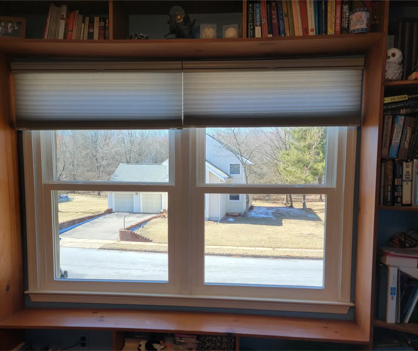 Interior Double Window Installation